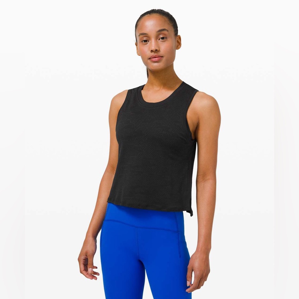 Lululemon | Train to Be Tank Dot Camo | Black | Size S